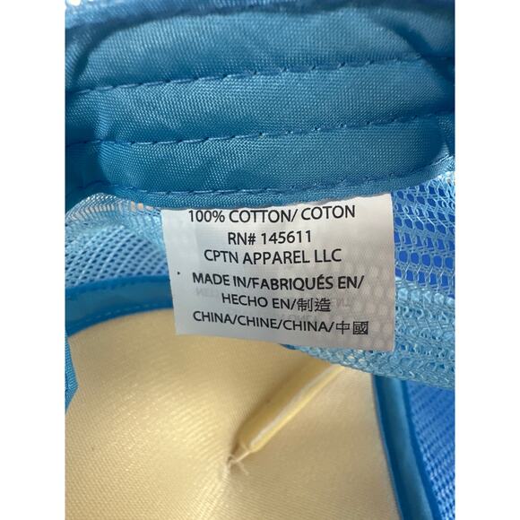 Trucker Blue Cowboy Baseball Cap - Picture 4 of 4